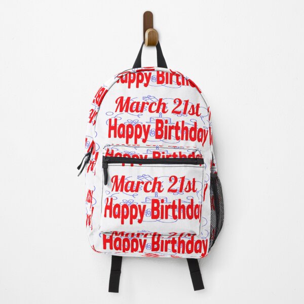 Item preview, March 21st, Happy birthday  designed and sold by Sujinthaiart.