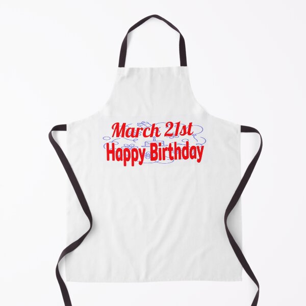 Item preview, March 21st, Happy birthday  designed and sold by Sujinthaiart.