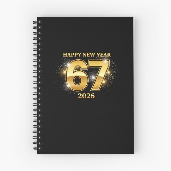 Item preview, Happy Six Seven 67 New Year 2026 Gold Sparkle Design 2 designed and sold by facegm.