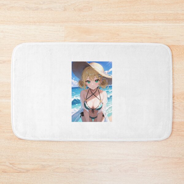 Item preview, Summer Beach Bikini Babe | Blonde Anime Girl Vacation designed and sold by iloveanimechibi.
