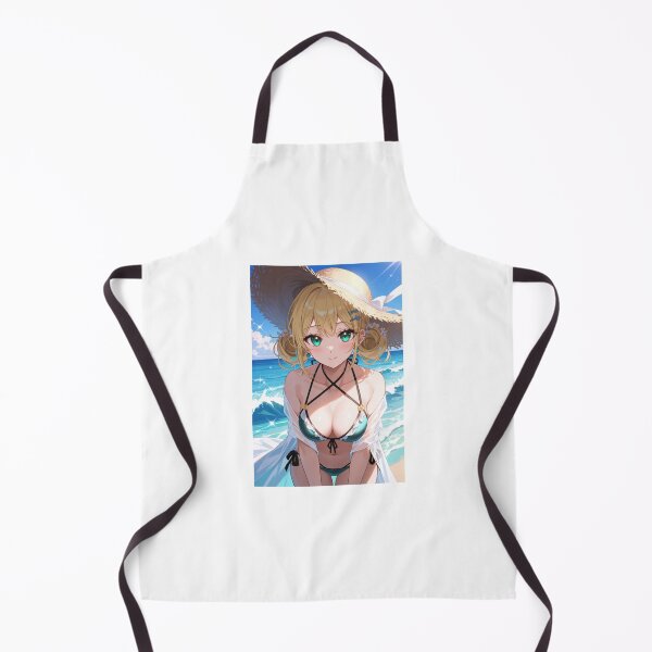 Item preview, Summer Beach Bikini Babe | Blonde Anime Girl Vacation designed and sold by iloveanimechibi.