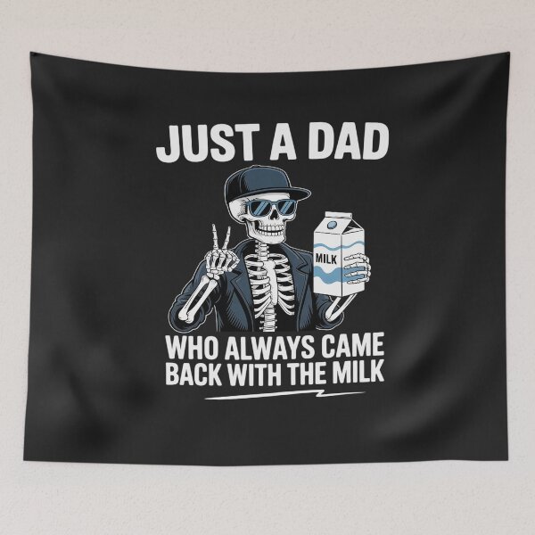 Item preview, Just a Dad Who Always Came Back With The Milk Father's Day designed and sold by JessicaWalshdf.