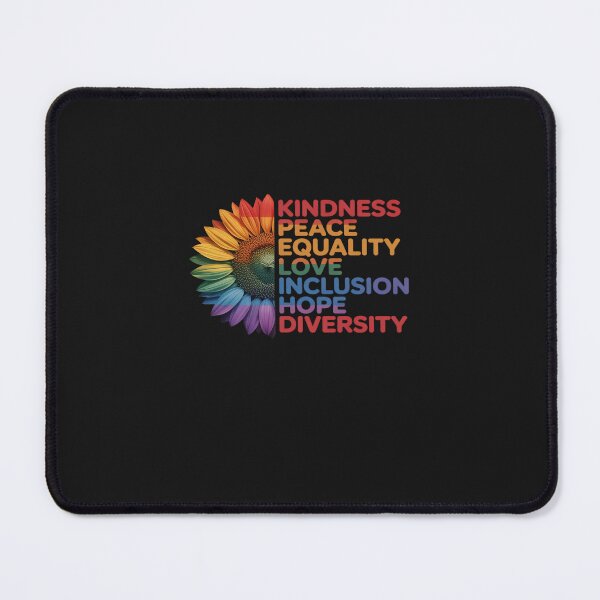 Item preview, Kindness Peace Equality Love Gay Pride Sunflower LGBTQ Ally designed and sold by JessicaWalshdf.
