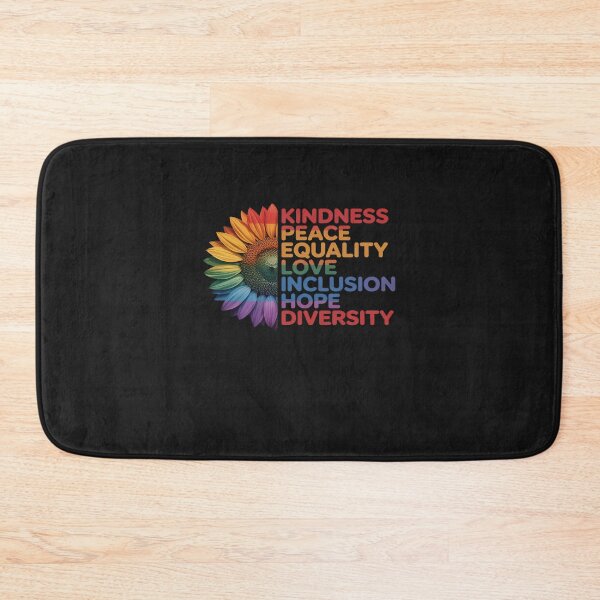 Item preview, Kindness Peace Equality Love Gay Pride Sunflower LGBTQ Ally designed and sold by JessicaWalshdf.