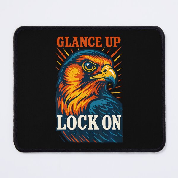 Item preview, Falcon Glance Up Lock On Falconry Enthusiast Design designed and sold by MelanieMiram1.