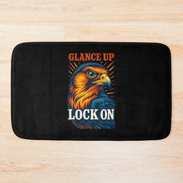 Item preview, Falcon Glance Up Lock On Falconry Enthusiast Design designed and sold by MelanieMiram1.