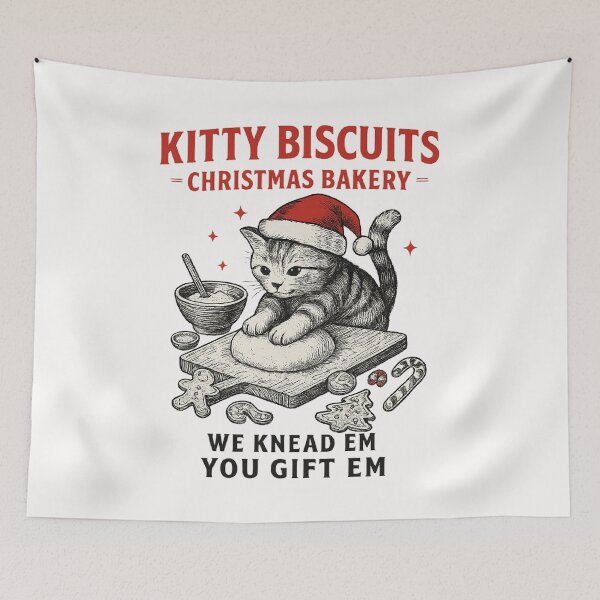 Item preview, Kitty biscuits christmas Bakery Cat designed and sold by IdealDo.