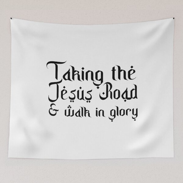 Item preview, Jesus Road; Walk In Glory; designed and sold by StickerApe.