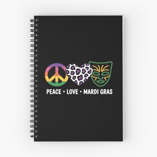 Item preview, Peace Love Mardi Gras 2026 designed and sold by catsdothingz.