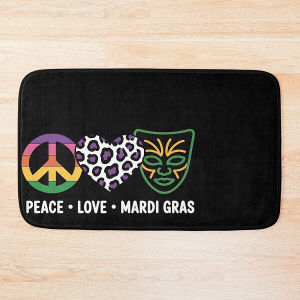 Item preview, Peace Love Mardi Gras 2026 designed and sold by catsdothingz.