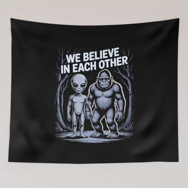 Item preview, We Believe An Another Alien Bigfoot Supernatural Children designed and sold by KathleenEliza.