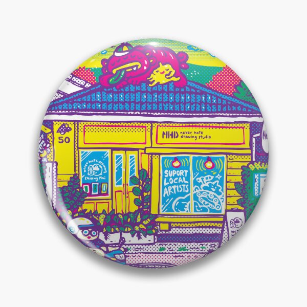 Item preview, Never hate drawing studio in Chiang Mai, colure version designed and sold by Ken Hamala.