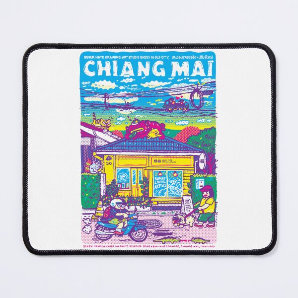 Item preview, Never hate drawing studio in Chiang Mai, colure version designed and sold by Ken Hamala.