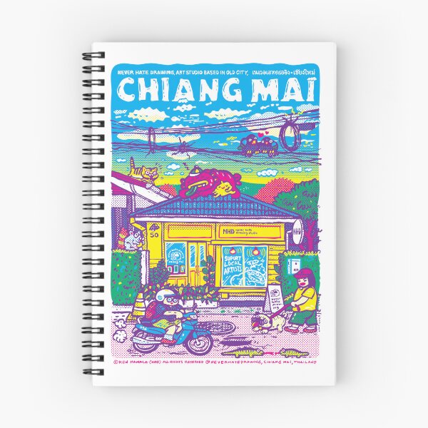 Item preview, Never hate drawing studio in Chiang Mai, colure version designed and sold by Ken Hamala.