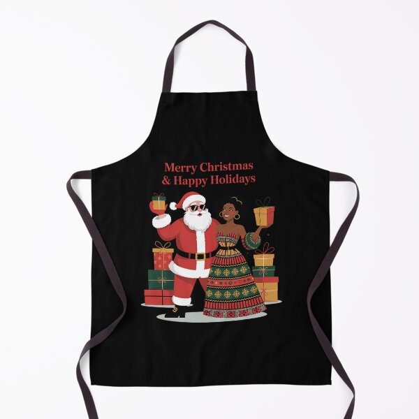 Item preview, Mr. & Mrs. Santa Claus in Kente Fabric African American Xmas designed and sold by VasilisLamArt.