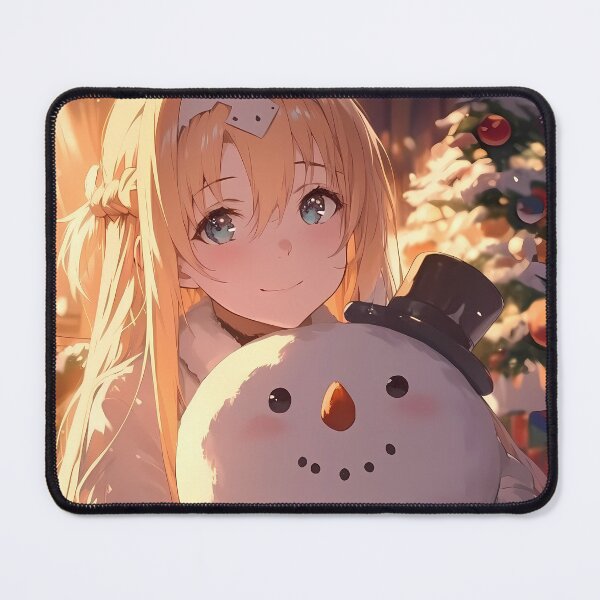 Item preview, Alice Zuberg Christmas Snow Man Sword Art Online Winter Holiday Fantasy Anime Girl designed and sold by HumbertoValveno.