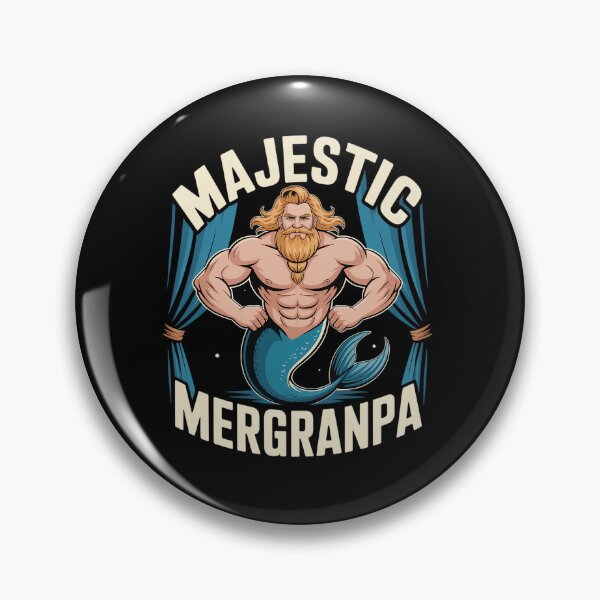 Item preview, Majestic Mergrandpa Mermaid Grandpa Merman Merfolk Merpeople  designed and sold by VasilisLamArt.