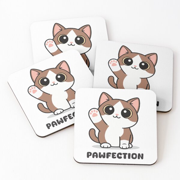 Item preview, Pawfection Cute Kawaii Cat Shirt for Cat Lovers designed and sold by Cat Quotes.