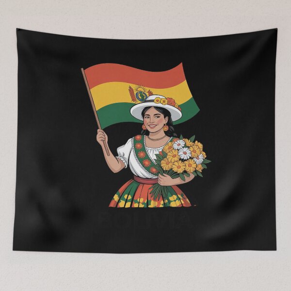 Item preview, Bolivia Flag Tshirt, Bolivian Flag, Bolivia designed and sold by NetoGalaxy.
