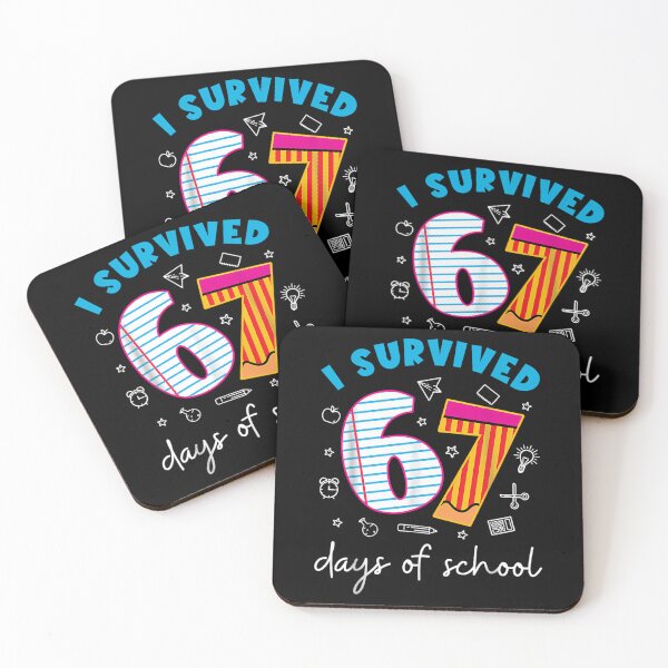 Item preview, Student Days Meme of Classic School Funny 67 Survived Teacher 67 I designed and sold by SteveSaccoro.