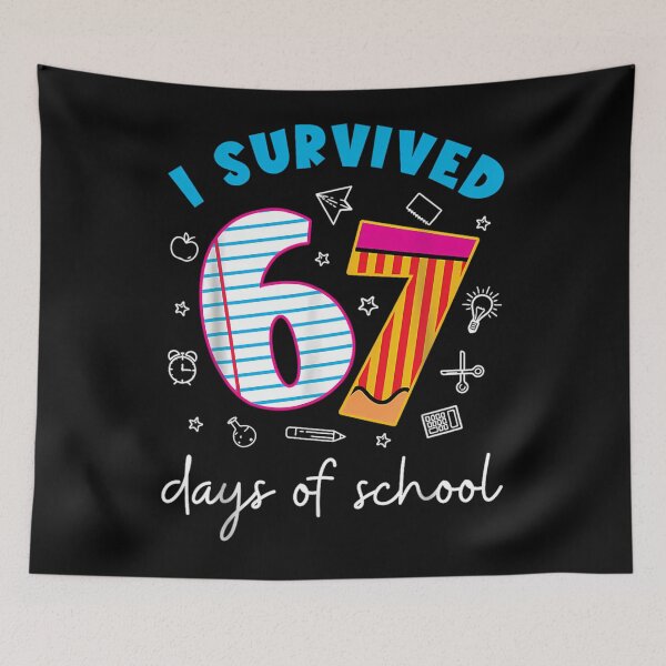 Item preview, Student Days Meme of Classic School Funny 67 Survived Teacher 67 I designed and sold by SteveSaccoro.