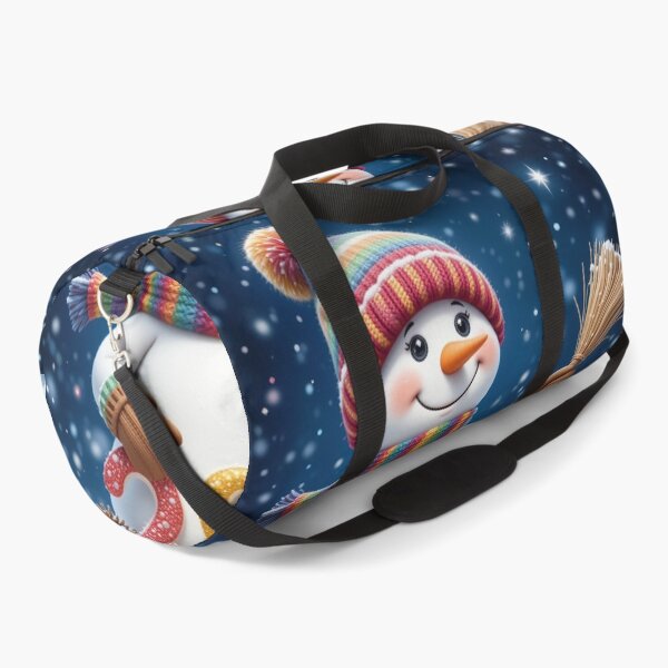 Item preview, Cheerful Snowman with Glittering 2026 Numbers – Festive Winter Night Illustration designed and sold by PixelVibe782.