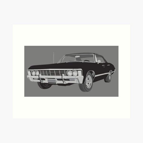 Dean's 1967 Chevrolet Impala affiches et impressions par Pixaverse