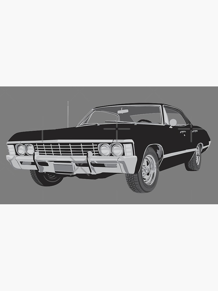 Disover 1967 Chevy Impala Premium Matte Vertical Poster