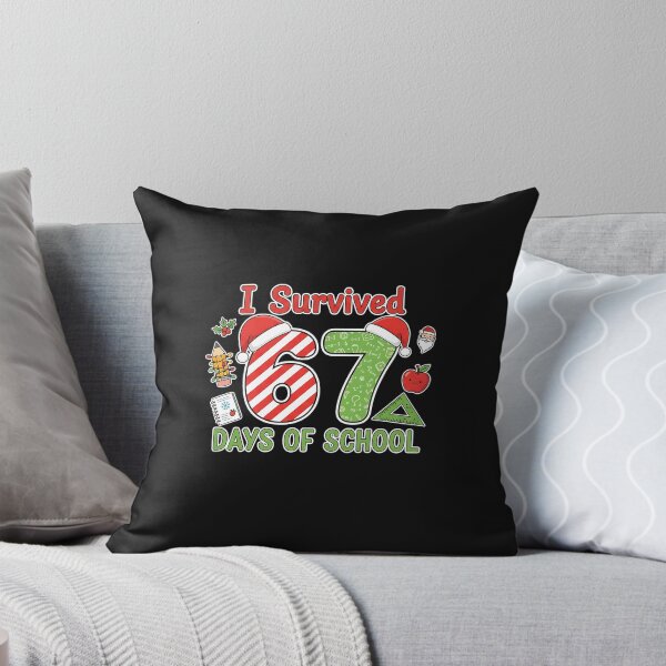 Item preview, I Survived 67 Days of School Christmas Teacher Design designed and sold by diyoor.