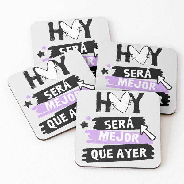 Item preview, Hoy Será Mejor Que Ayer - Spanish Motivational Cat Quote designed and sold by ConfuseLab Alt.