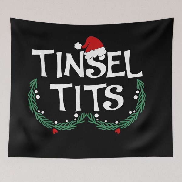 Item preview, Tinsel Tits Funny Christmas women's day ,Funny Tinsel Tits Matching Jingle Balls Christmas Couples designed and sold by PROTONEDL.