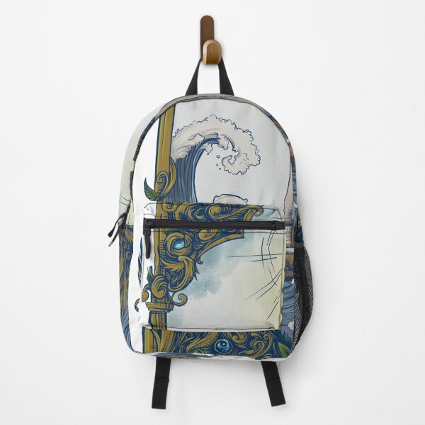 Item preview, Vintage Lighthouse Waves Art – Ornate Nautical Illustration designed and sold by anandariki.