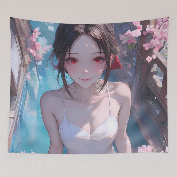 Item preview, Kaguya Shinomiya Anime Girl Sakura Spring Japan Pastel Blossom Kaguya Sama designed and sold by HumbertoValveno.