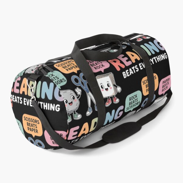 Item preview, Reading Beats Everything Teacher Rock Paper Scissors designed and sold by ToriKarla.