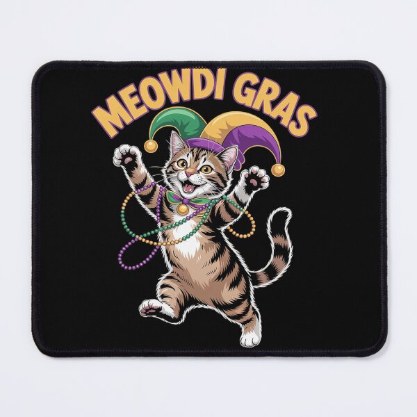 Item preview, 2026 Matching Mens Womans Funny Meowdi Gras Cat Mardi Gras designed and sold by Moxizz.