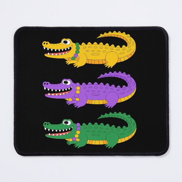 Item preview, Aligator Crocodiles Louisiana Mardi Gras Women Men Kids designed and sold by Moxizz.