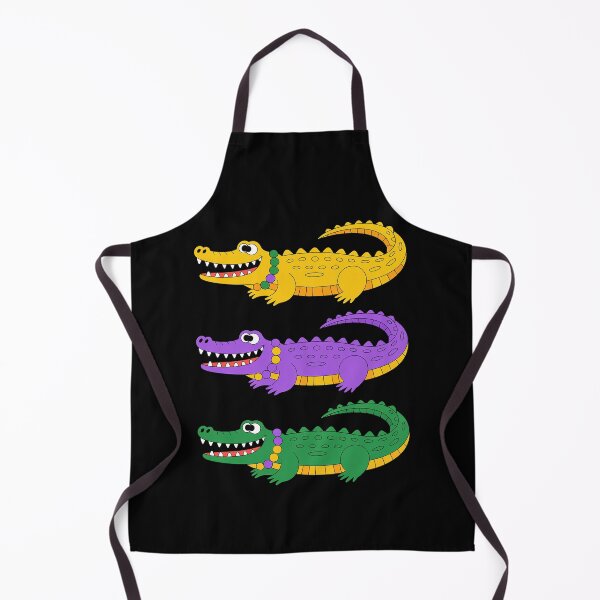 Item preview, Aligator Crocodiles Louisiana Mardi Gras Women Men Kids designed and sold by Moxizz.