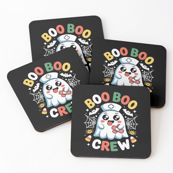 Item preview, Boo Boo Crew Nurse Halloween Ghost Paramedic EMT EMS designed and sold by SnackPAC.