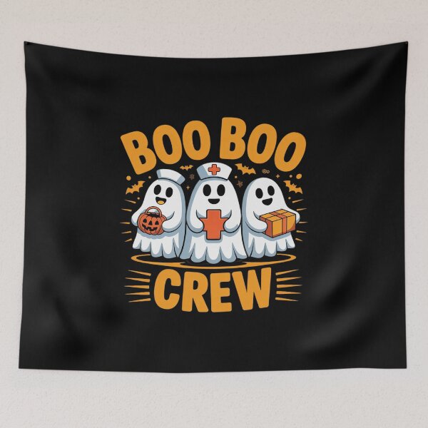 Item preview, Boo Boo Crew Nurse Ghost Nursing Halloween Spooky Nurse designed and sold by SnackPAC.