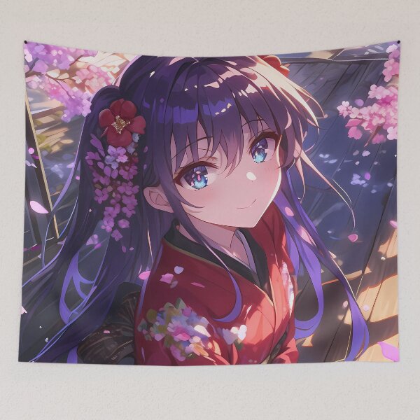 Item preview, Tohka Yatogami Anime Girl Sakura Spring Japan Pastel Blossom Date A Live designed and sold by HumbertoValveno.