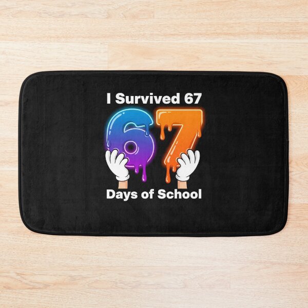 Item preview, I Survived 67 Days Of School Ice Cream Drip Gen Alpha Slang designed and sold by diyoor.