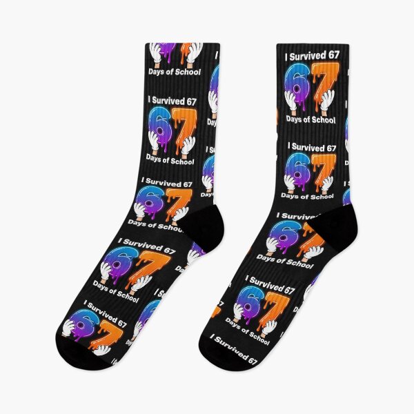 Item preview, I Survived 67 Days Of School Ice Cream Drip Gen Alpha Slang designed and sold by diyoor.