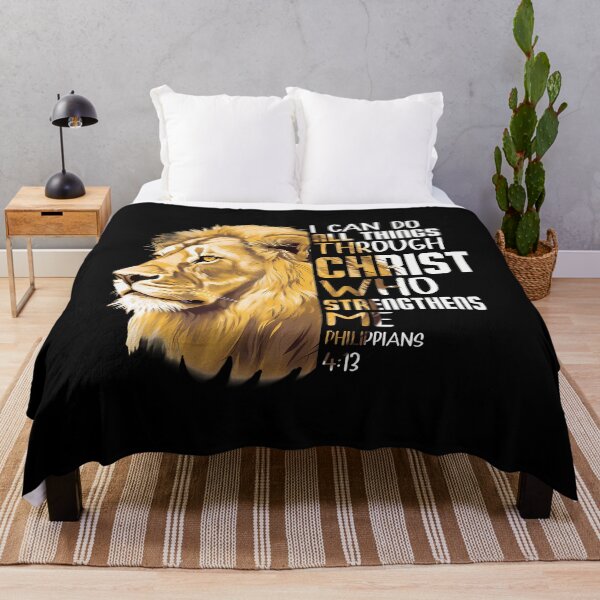 Item preview, Lion faith, Inspirational quote, Religious tee, Strong faith, Bible verse, Religious apparel, Courageous spirit, Faith statements, Lion of Judah, Faith over fear, Lion motif designed and sold by KristinTara.