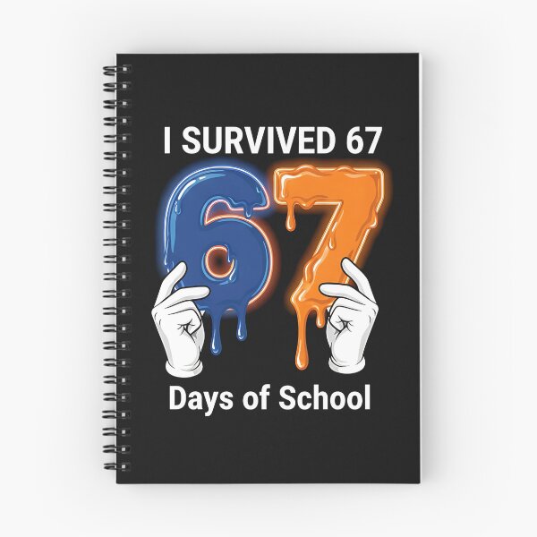Item preview, I Survived 67 Days Of School Ice Cream Drip Gen Alpha Slang  designed and sold by diyoor.