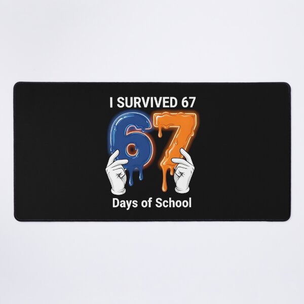 Item preview, I Survived 67 Days Of School Ice Cream Drip Gen Alpha Slang  designed and sold by diyoor.