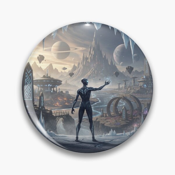 Item preview, Flat Earth Beyond the Ice Wall – Agarta Realms Artwork vol.1 designed and sold by Bocianessco.