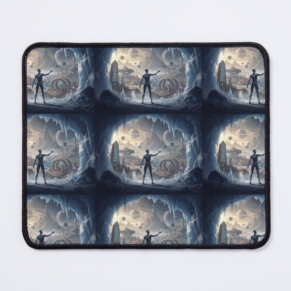 Item preview, Flat Earth Beyond the Ice Wall – Agarta Realms Artwork vol.1 designed and sold by Bocianessco.