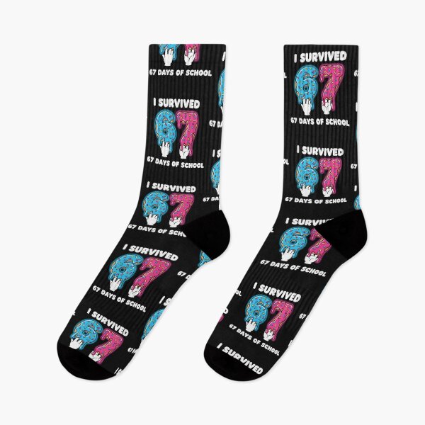 Item preview, I Survived 67 Days Of School Ice Cream Teacher Six Seven Kid  designed and sold by diyoor.