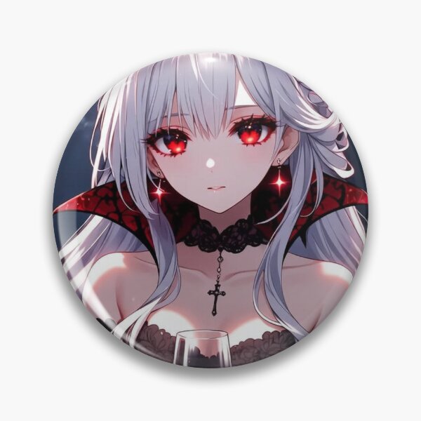 Item preview, Elegant Vampire Countess | Red Eyes and Wine Glass designed and sold by iloveanimechibi.