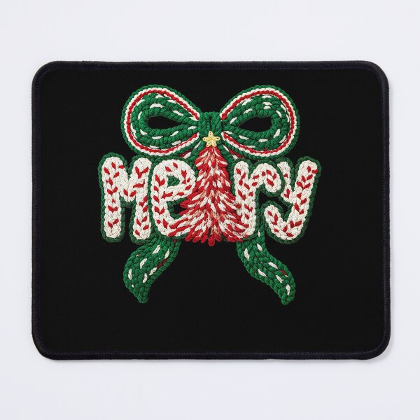 Item preview, Yarn Crochet Coquette Merry Christmas Floral designed and sold by DusyaIlyinishna.